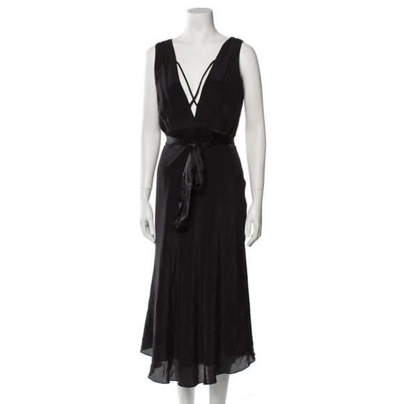 NWT MIGUELINA Gloria Silk Crepe Dress - Picture 1 of 5